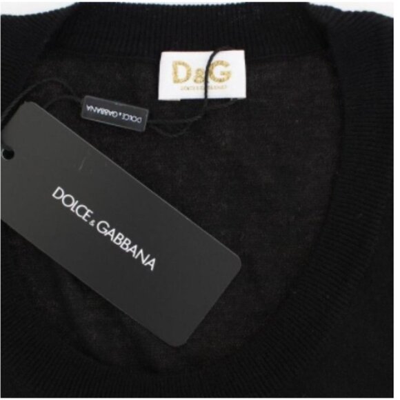Dolce & Gabbana Women's Crewneck Black Sweater - Picture 5 of 14
